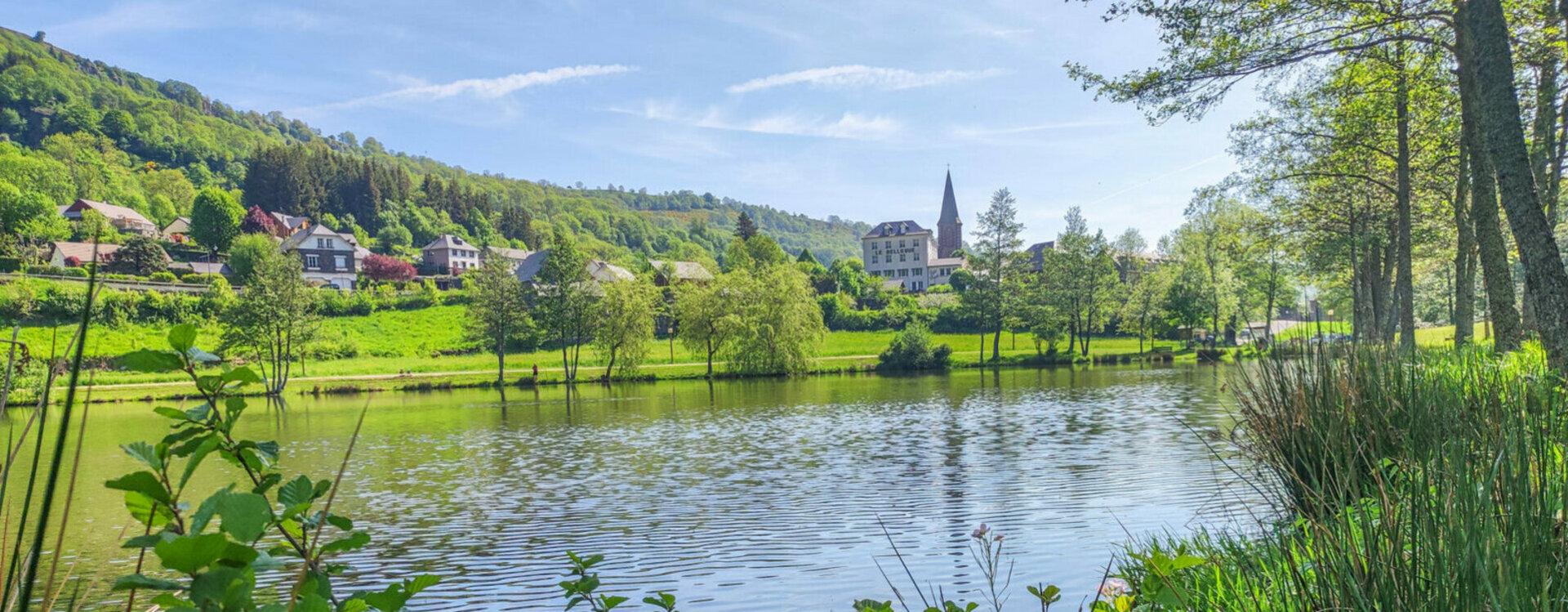 Le plan d'eau de Laveissière